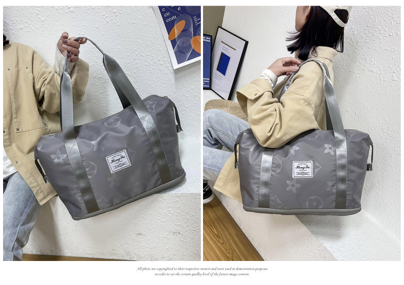 Expansion Short-Distance Portable Travel Bag Handbag Large Capacity Storage Bag Shoulder Bag Women's Sports Yoga Fitness Bag