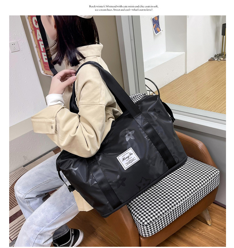 Expansion Short-Distance Portable Travel Bag Handbag Large Capacity Storage Bag Shoulder Bag Women's Sports Yoga Fitness Bag