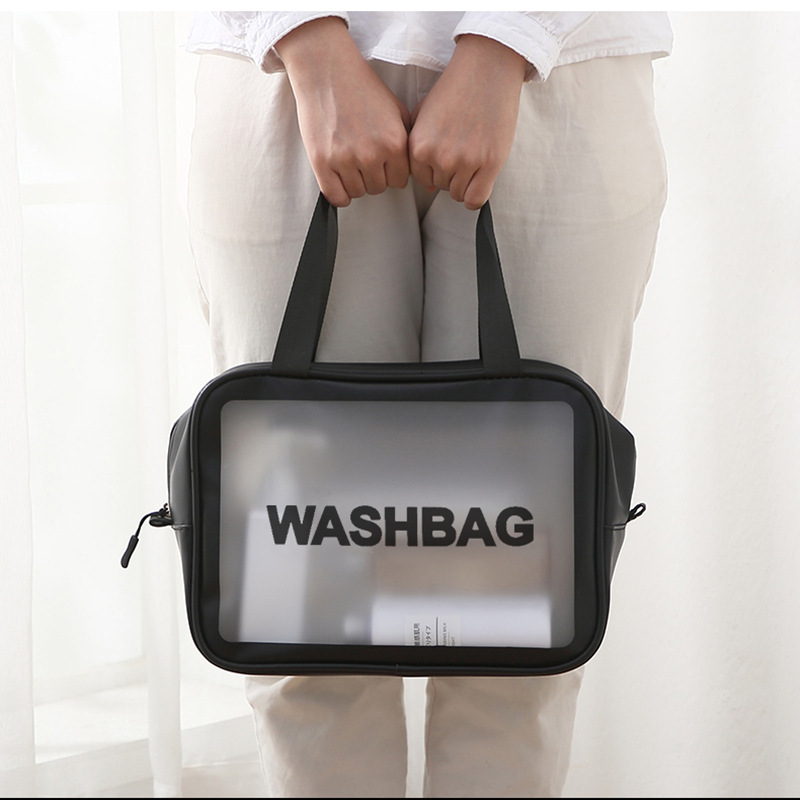 Bag 2020 New Ultra hot Ins Air Travel makeup bag with large capacity and thickening PU waterproof portable storage bag
