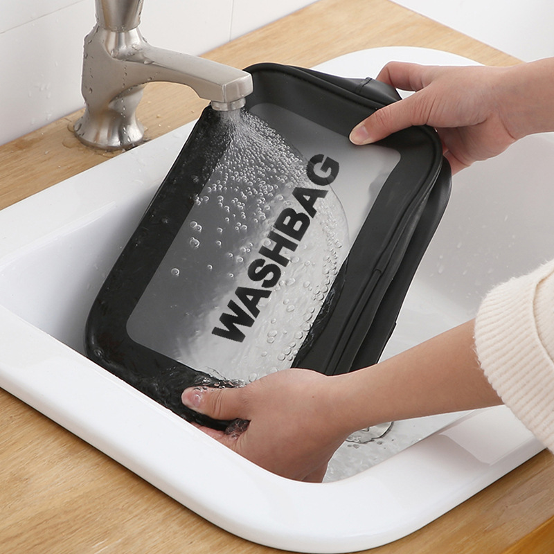 Bag 2020 New Ultra hot Ins Air Travel makeup bag with large capacity and thickening PU waterproof portable storage bag