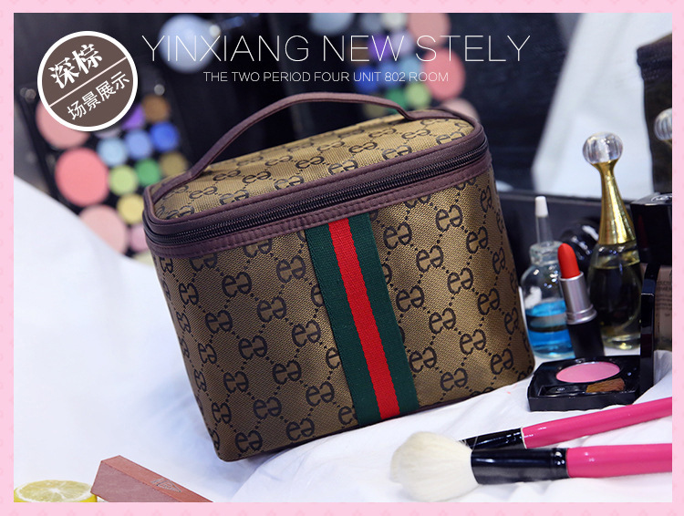 Korean Style New Portable Cosmetic Bag Large Capacity Storage Bag for Women Travel Cosmetic Case Simple Wash Bag Wholesale