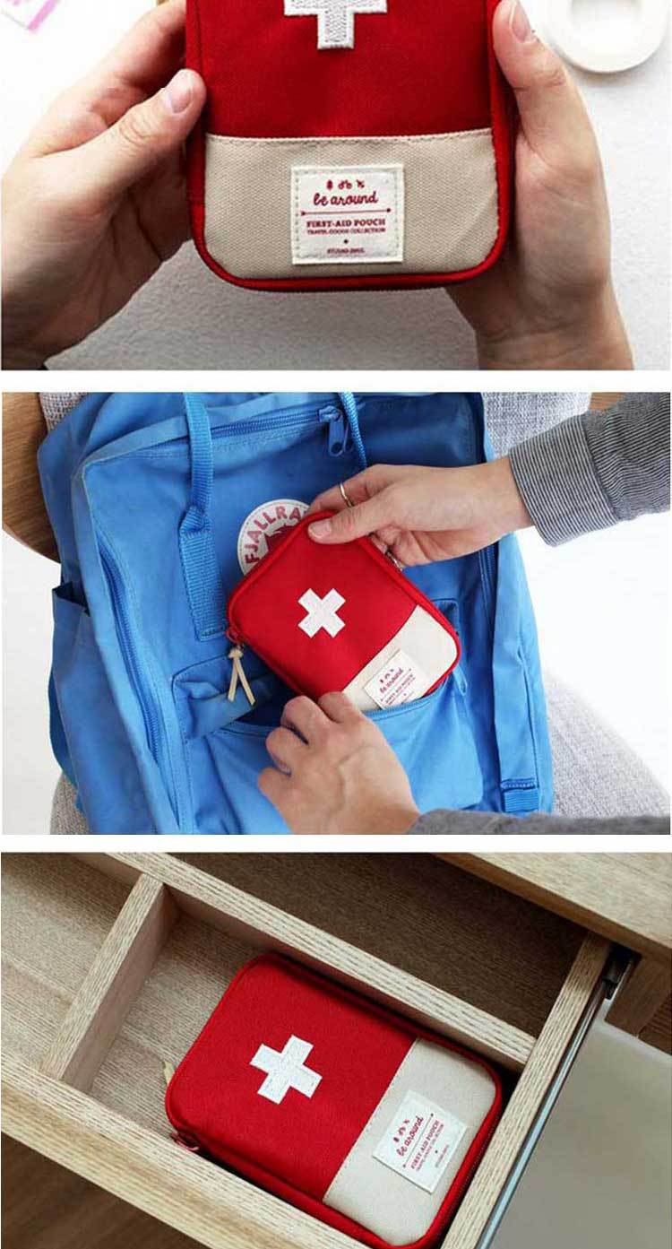 Korean Travel Household Portable Small Herb Bag Portable Small Herb Bag Small Storage Bag Medicine Handy Bag
