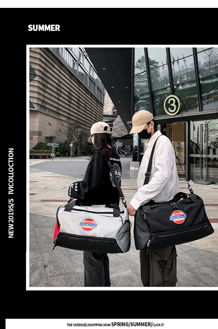 Wholesale Manufacturers Contrast Color Portable Travel One Shoulder Bag Short-Distance Storage Bag Large Capacity Handbag Customizable Logo Wholesale Manufacturers Contrast Color Portable Travel One Shoulder Bag Short-Distance Storage Bag Large Capacity Handbag Customizable Logo