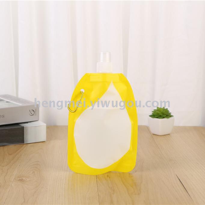 It is foldable easy to clean running small water bottle sealed storage bag