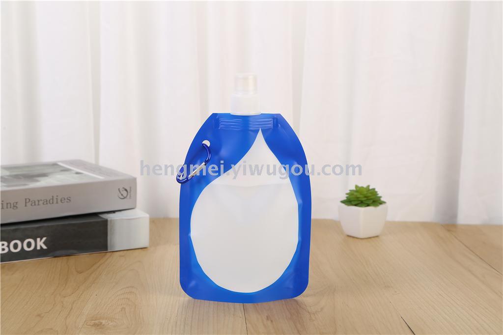 It is foldable easy to clean running small water bottle sealed storage bag