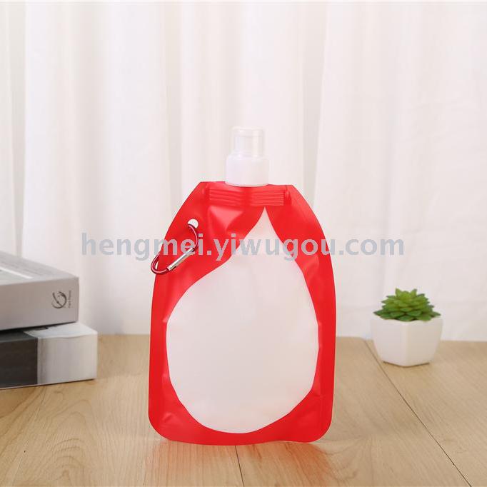 It is foldable easy to clean running small water bottle sealed storage bag