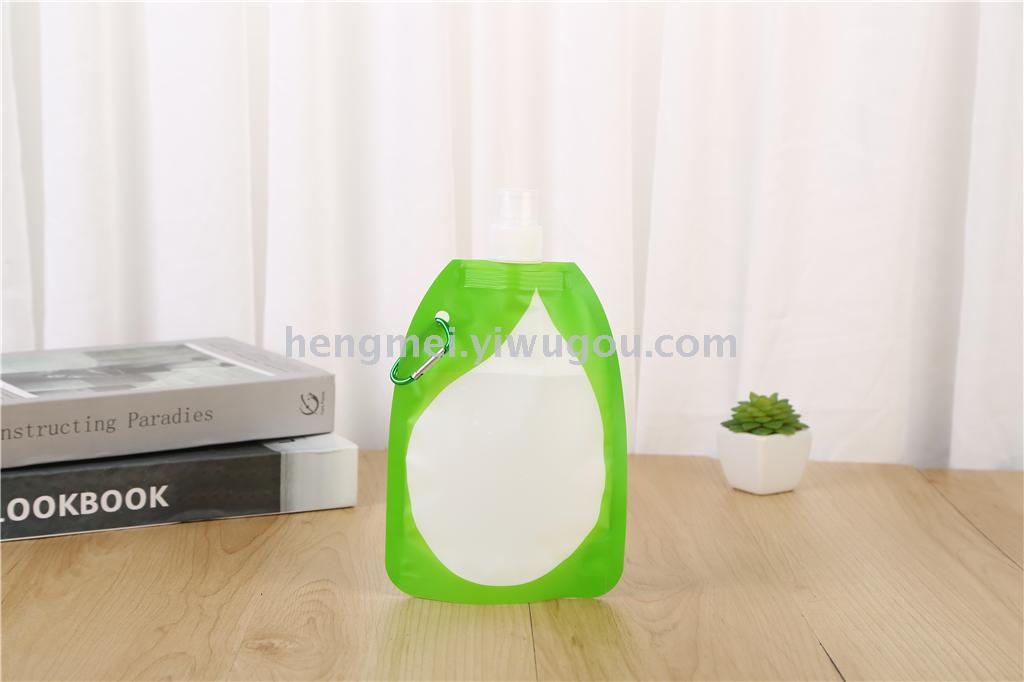 It is foldable easy to clean running small water bottle sealed storage bag