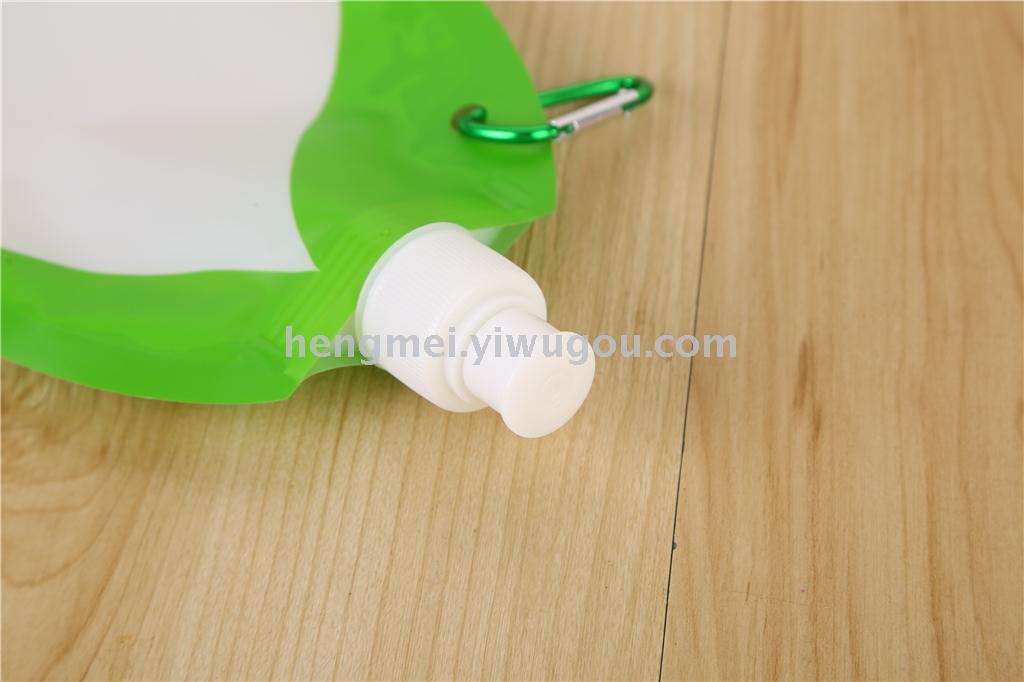 It is foldable easy to clean running small water bottle sealed storage bag