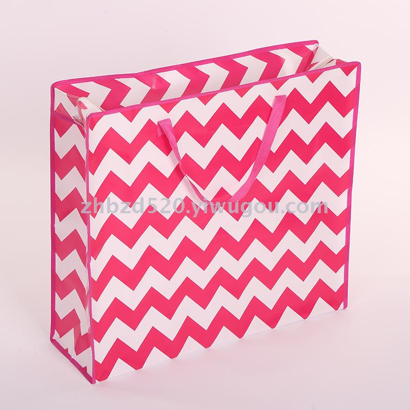 Corrugated nonwoven bag tote bag fork nonwoven woven bag advertising bag snakeskin bag tote bag storage bag