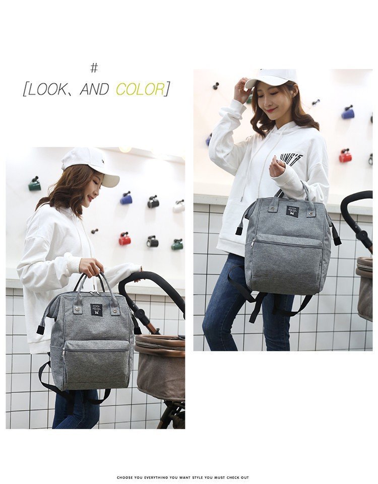 Foreign trade for new mommie bag Large capacity backpack storage bag fashion Mother-baby bag package to sample processing Foreign trade for new mommie bag Large capacity backpack storage bag fashion Mother-baby bag package to sample processing