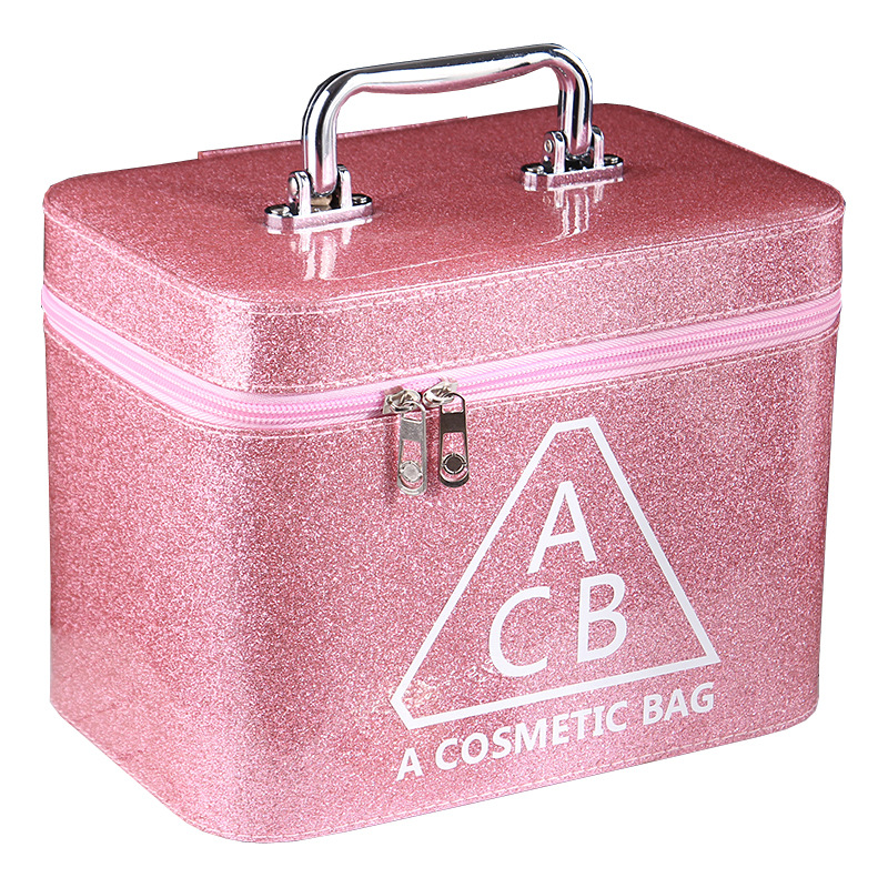 Manufacturer Korean Cute Multifunctional Cosmetic Case Portable and Simple Cosmetic Bag Waterproof Travel Storage Bag Toolbox
