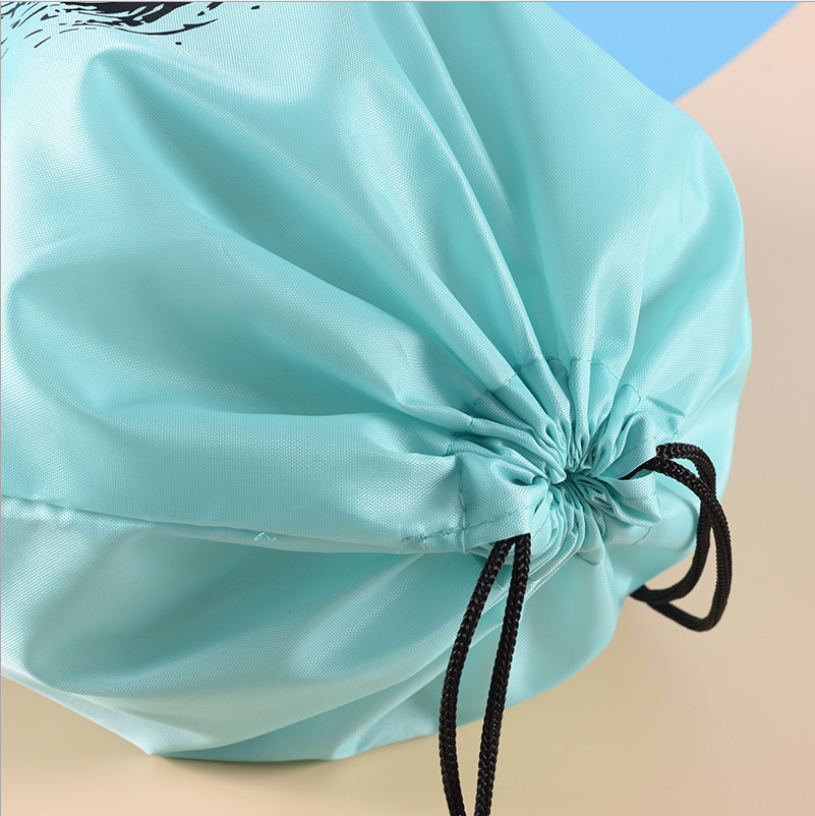 Dacron 420 full version of thermal transfer printing knapsack drawstring bundle pocket storage bag for professional printing Dacron 420 full version of thermal transfer printing knapsack drawstring bundle pocket storage bag for professional printing