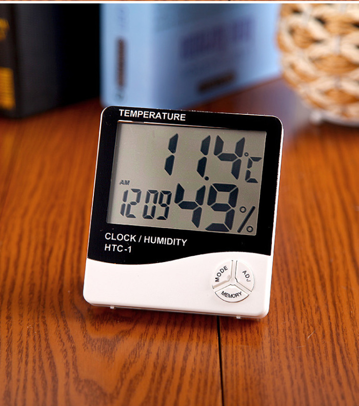 Electronic desktop wet and dry thermometer temperature and humidity table high precision Electronic desktop wet and dry thermometer temperature and humidity table high precision