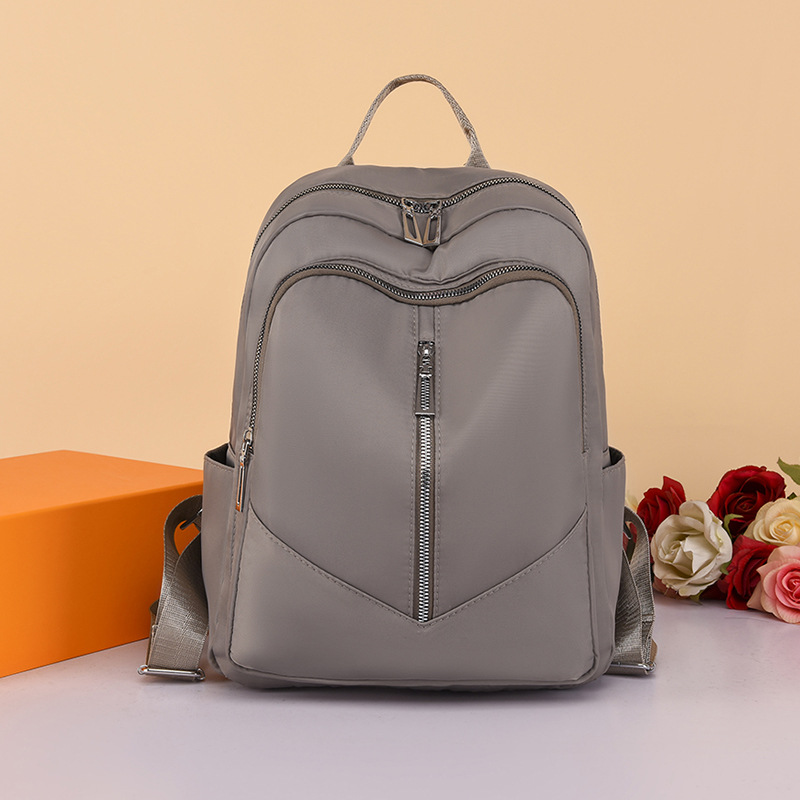 Foreign Trade Wholesale New Fashion Oxford Cloth Backpack Lightweight Travel Backpack Storage Bag Student Schoolbag Fashion Delivery