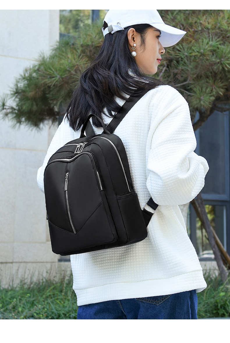 Foreign Trade Wholesale New Fashion Oxford Cloth Backpack Lightweight Travel Backpack Storage Bag Student Schoolbag Fashion Delivery Foreign Trade Wholesale New Fashion Oxford Cloth Backpack Lightweight Travel Backpack Storage Bag Student Schoolbag Fashion Delivery