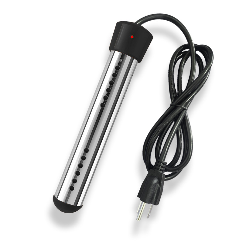 Thermometer American Standard Immersion Heater 110V 1500W Stainless Steel Sheath Automatic Power off Bathtub Bath Bucket Boiling Water Stick