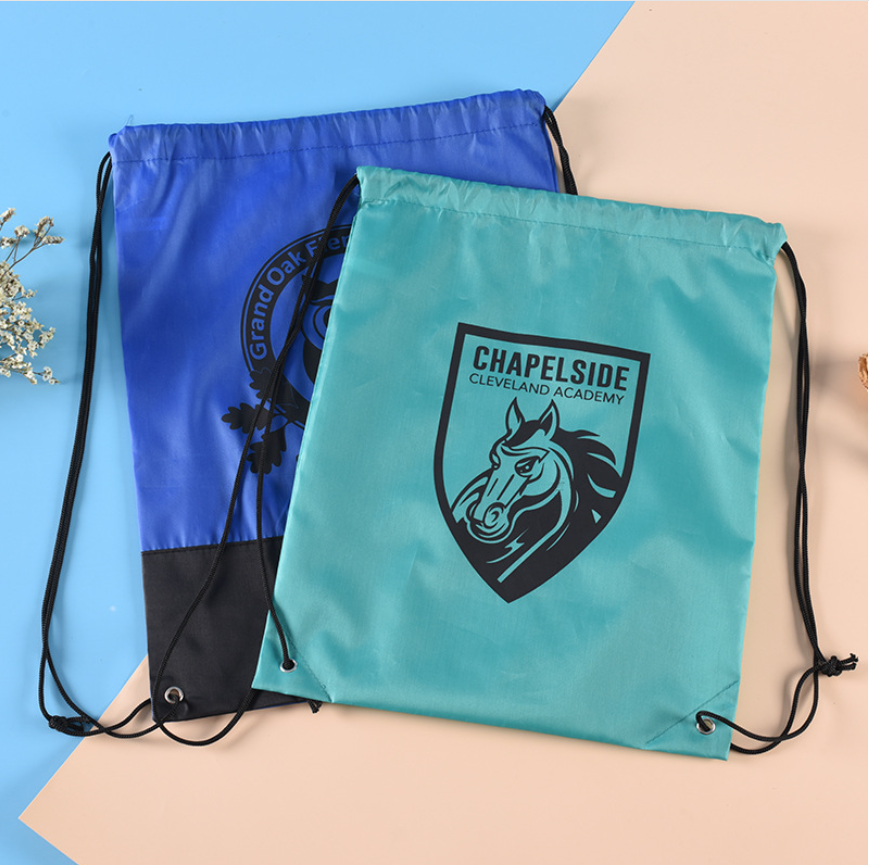 Dacron 420 full version of thermal transfer printing knapsack drawstring bundle pocket storage bag for professional printing Dacron 420 full version of thermal transfer printing knapsack drawstring bundle pocket storage bag for professional printing
