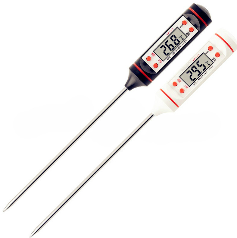 Food Food Pen Thermometer Probe Electronic Digital Display Liquid Barbecue Baking Oil Temperature Meter Factory Direct Sales