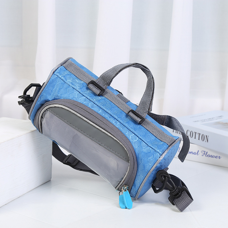 Cross-Border New Arrival Electric Bicycle Storage Bag Waterproof Cycling Equipment Front Hanging Bag Mountain Bike Handle Bar Bag
