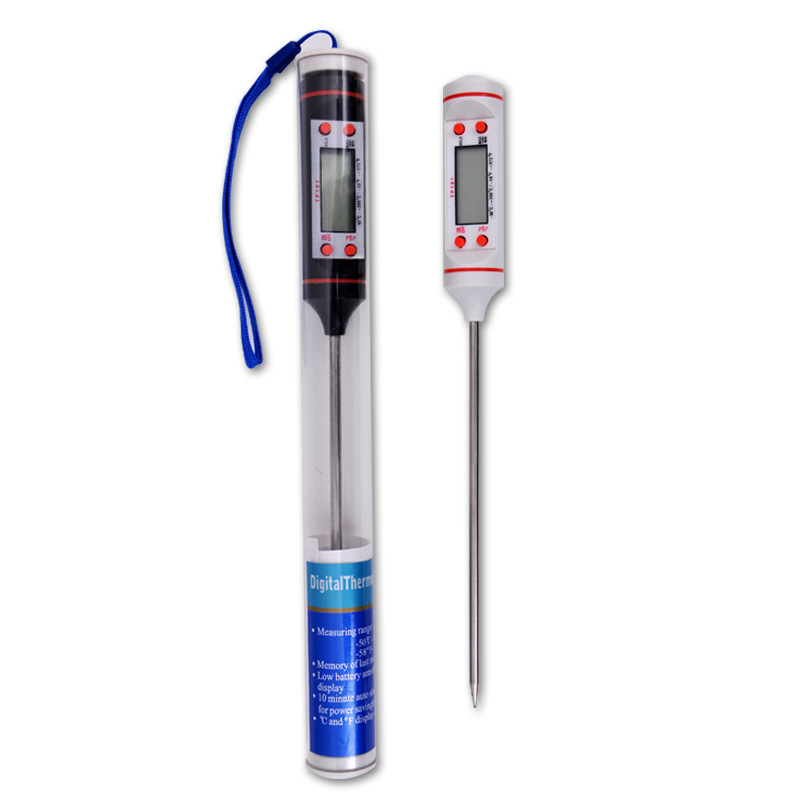 Tp101 Digital Kitchen Oil Temperature Meter Barbecue Baking Temperature Measuring Electronic Food Thermometer