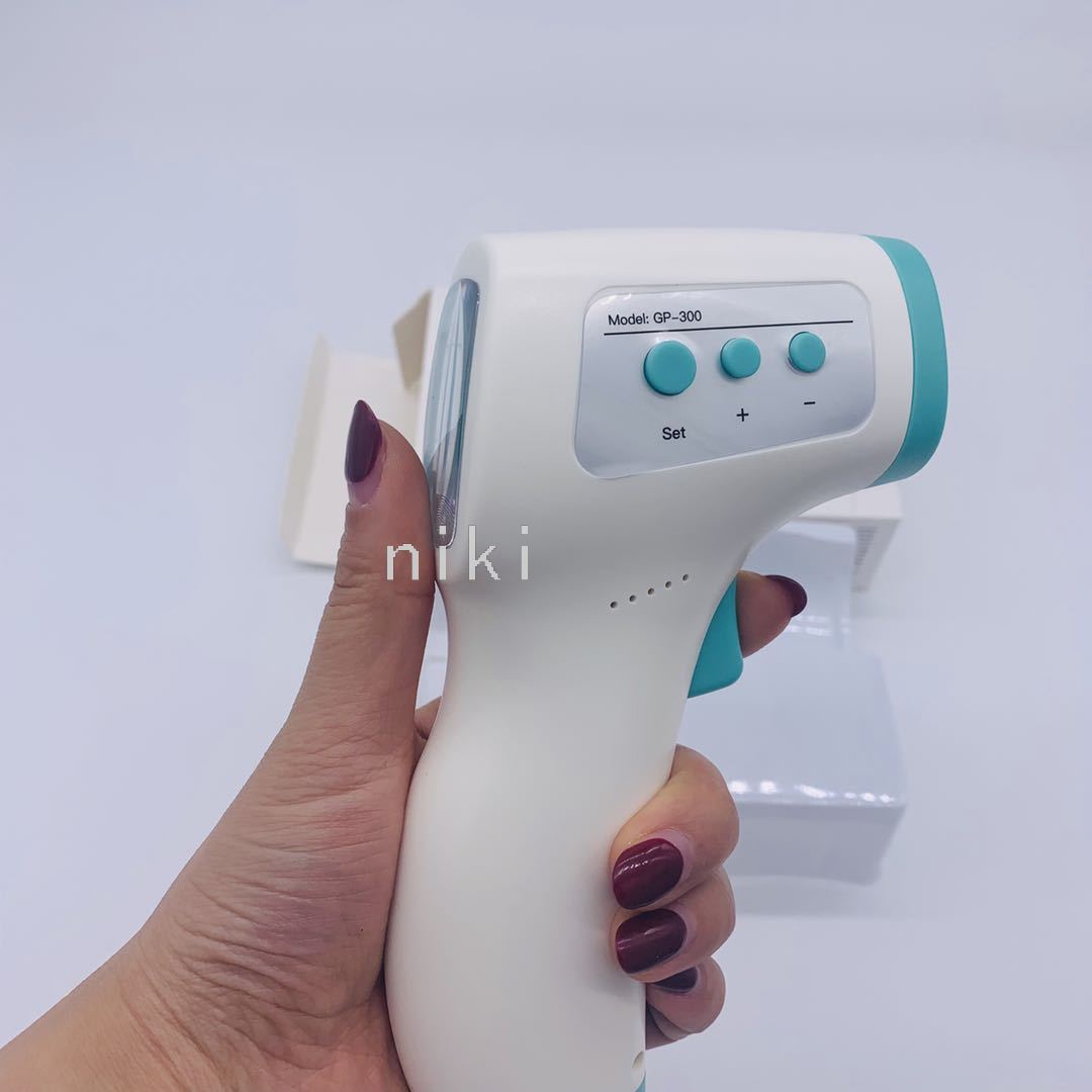 Forehead Temperature Gun Three-Color Color Changing Factory Spot Thermometer Thermometer Handheld Battery Pack Temperature Sensing Precision Foreign Trade Exclusive Forehead Temperature Gun Three-Color Color Changing Factory Spot Thermometer Thermometer Handheld Battery Pack Temperature Sensing Precision Foreign Trade Exclusive