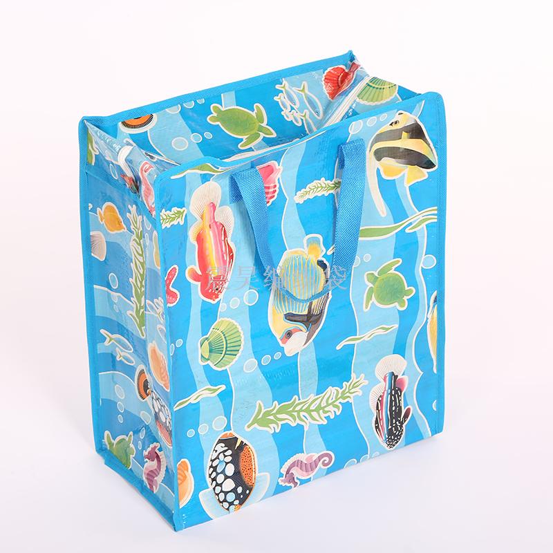 Factory direct PP woven bag duffel bag storage bag woven flower bag custom PP woven bag