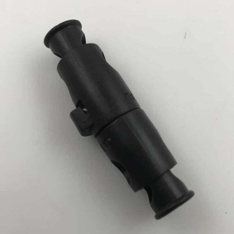 Bag Accessory of Various Specifications of Plastic String Clip Spring Fastener Diplopore Cylindrical Zhu Bi Kou Bag Accessory of Various Specifications of Plastic String Clip Spring Fastener Diplopore Cylindrical Zhu Bi Kou