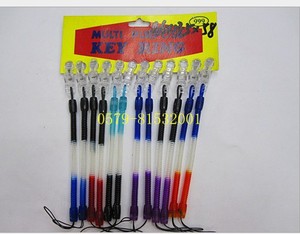 3-color plastic clip key ring plastic plastic spring spring line the spring ropes 7/buckle spring line