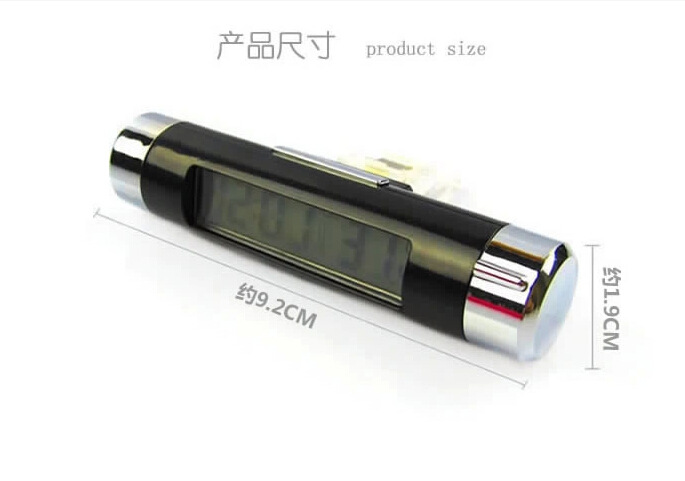 Foreign Trade Products Car Thermometer Car Vent Clip-on Luminous Backlight Time Thermometer Electronic Watch Foreign Trade Products Car Thermometer Car Vent Clip-on Luminous Backlight Time Thermometer Electronic Watch