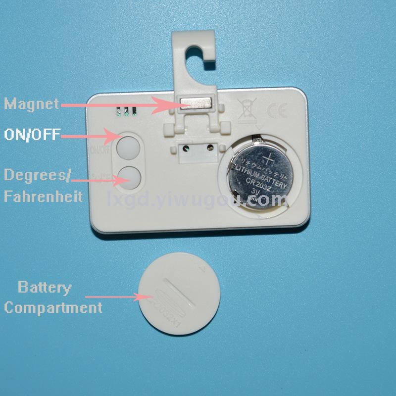 ST-5 Large Screen Digital Display Refrigerator Freezer Thermometer High Precision Waterproof Electronic Temperature Magnetic Frost Alarm Suspension ST-5 Large Screen Digital Display Refrigerator Freezer Thermometer High Precision Waterproof Electronic Temperature Magnetic Frost Alarm Suspension