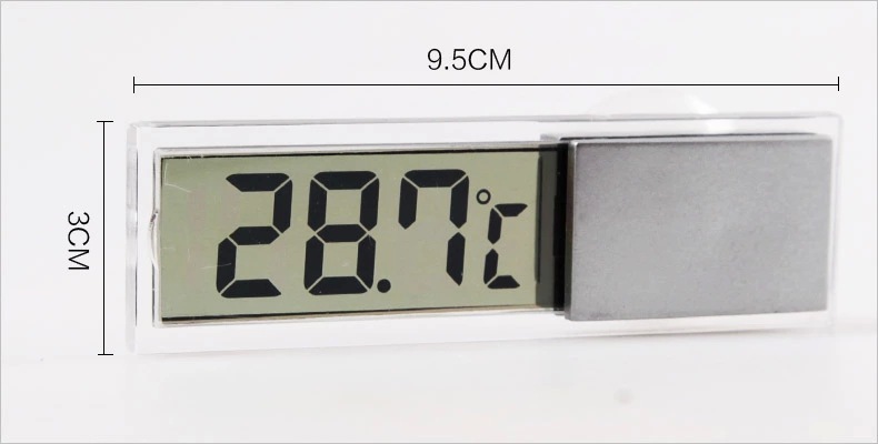 Suction Type Car Thermometer Car Thermometer Transparent LCD Display Car Thermometer inside and outside K036 Suction Type Car Thermometer Car Thermometer Transparent LCD Display Car Thermometer inside and outside K036