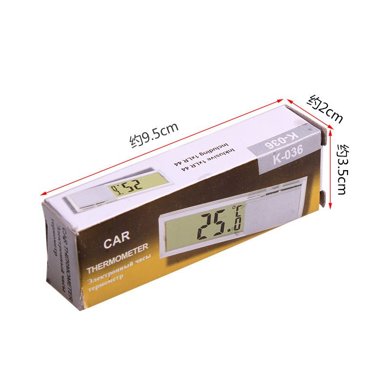 Suction Type Car Thermometer Car Thermometer Transparent LCD Display Car Thermometer inside and outside K036 Suction Type Car Thermometer Car Thermometer Transparent LCD Display Car Thermometer inside and outside K036