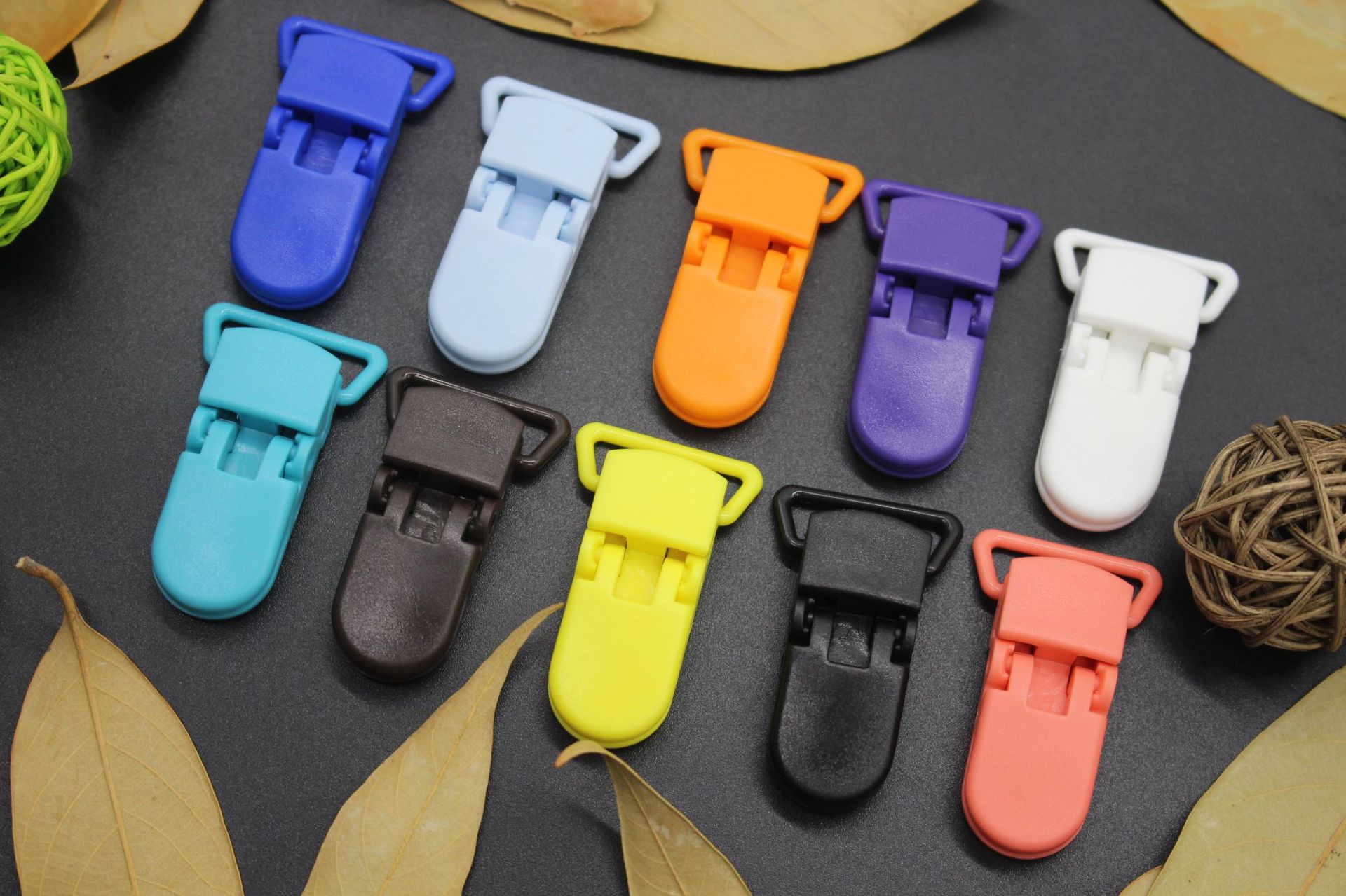Fork Anti-Drop Clip Environmental Protection Plastic Clip Suspender Pants Strap Clip