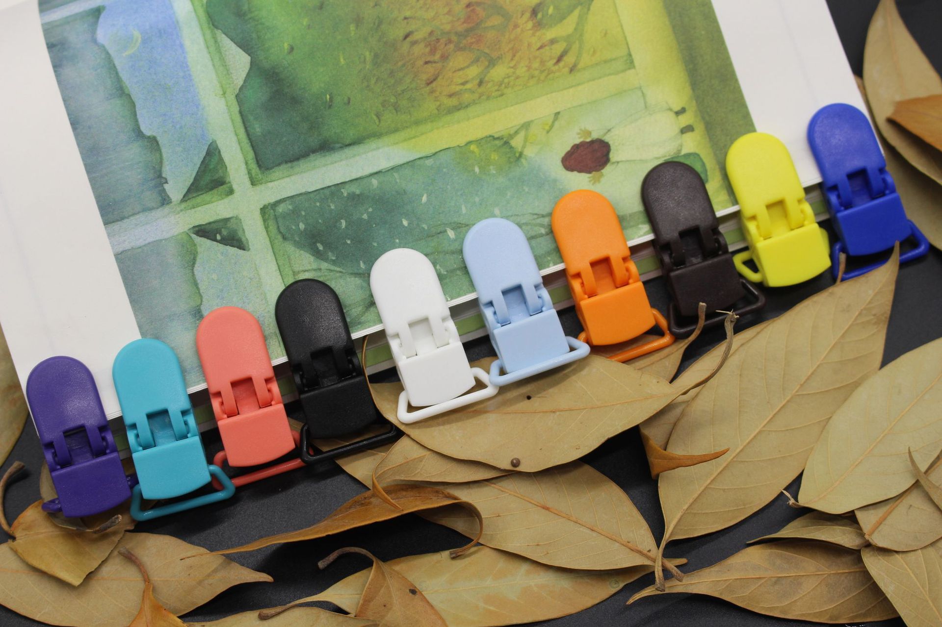 Fork Anti-Drop Clip Environmental Protection Plastic Clip Suspender Pants Strap Clip