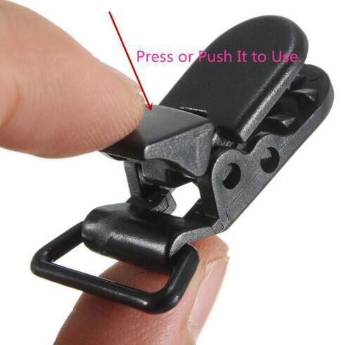 Fork Anti-Drop Clip Environmental Protection Plastic Clip Suspender Pants Strap Clip