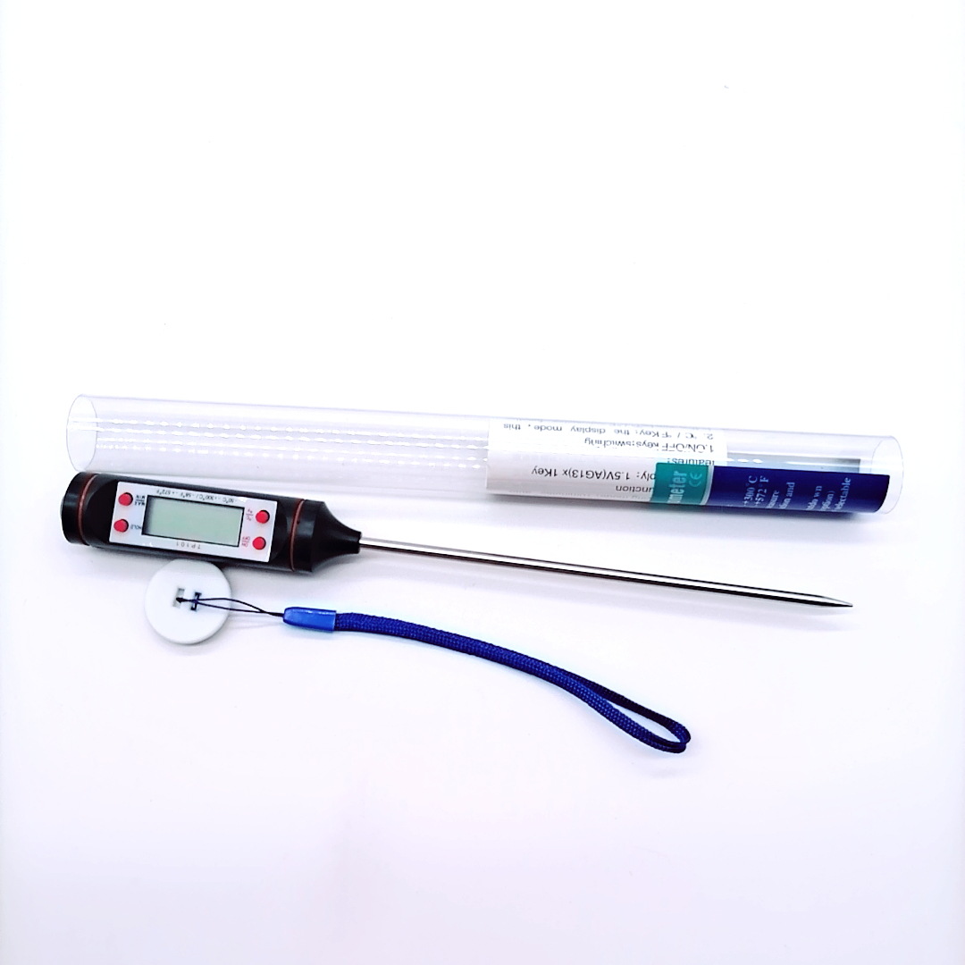 Tp101 Electronic Food Thermometer Digital Display Barbecue Baking Probe Thermometer Kitchen Needle Oil Temperature Meter Tp101 Electronic Food Thermometer Digital Display Barbecue Baking Probe Thermometer Kitchen Needle Oil Temperature Meter