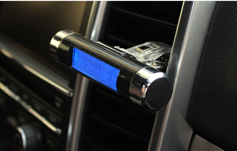Car Electronic Clock Thermometer Car Luminous Clock Air Outlet Thermometer Two-in-One Supplies Clip-on K01 Car Electronic Clock Thermometer Car Luminous Clock Air Outlet Thermometer Two-in-One Supplies Clip-on K01