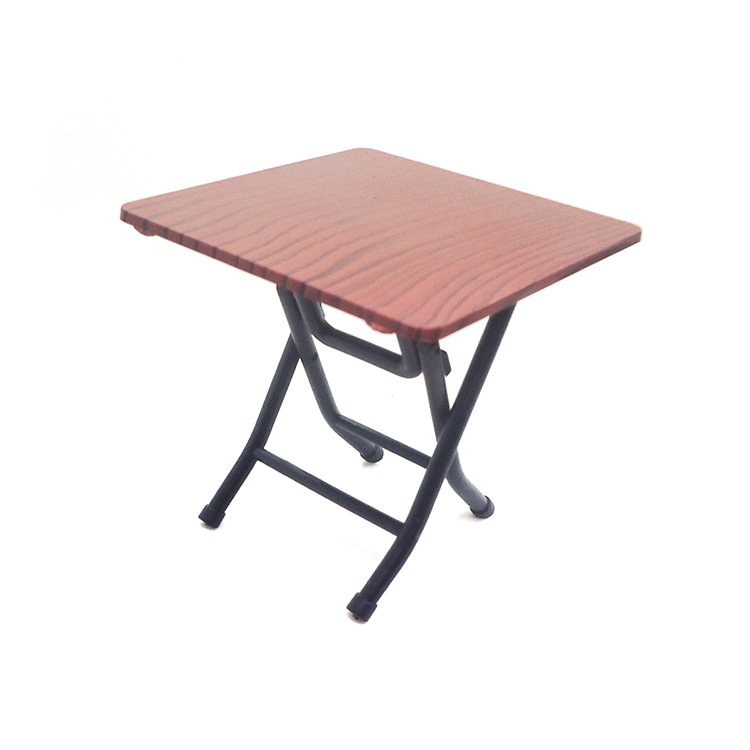 1:12 Dollhouse Accessories Dollhouse Mini Furniture Folding Table and Chair Set with 4 Stool Model
