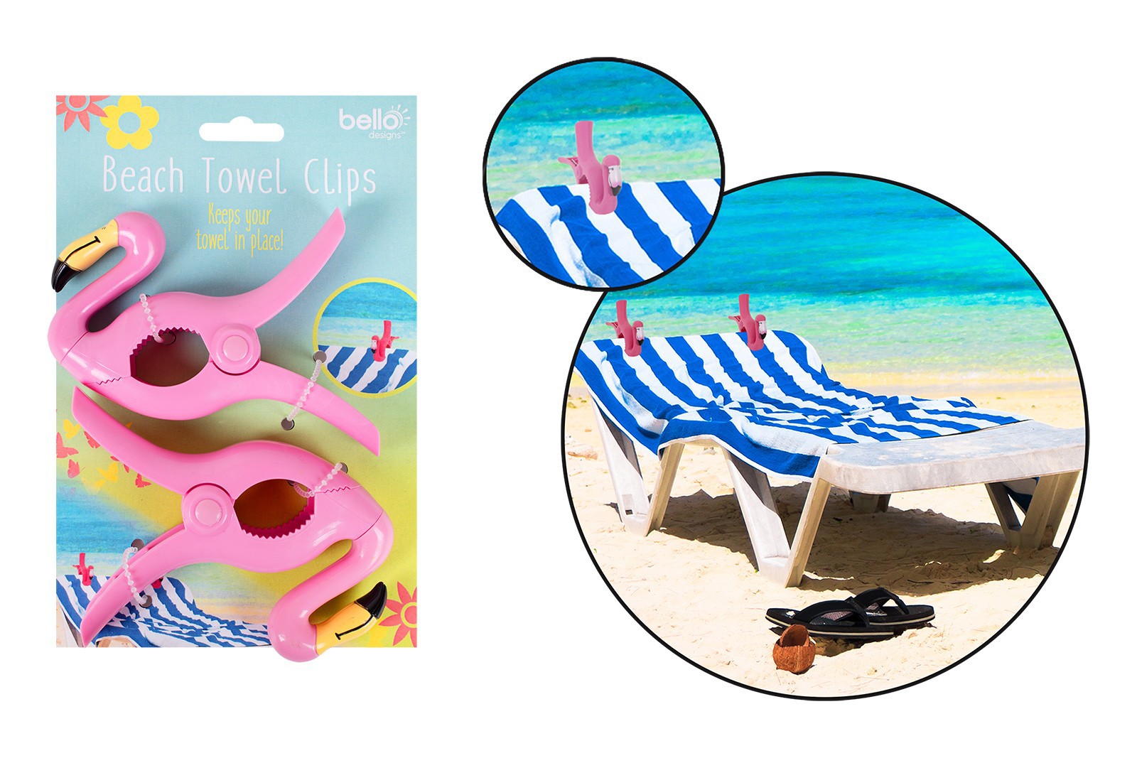 Flamingo Clip Summer Theme Beach Clip Flamingo plastic clip