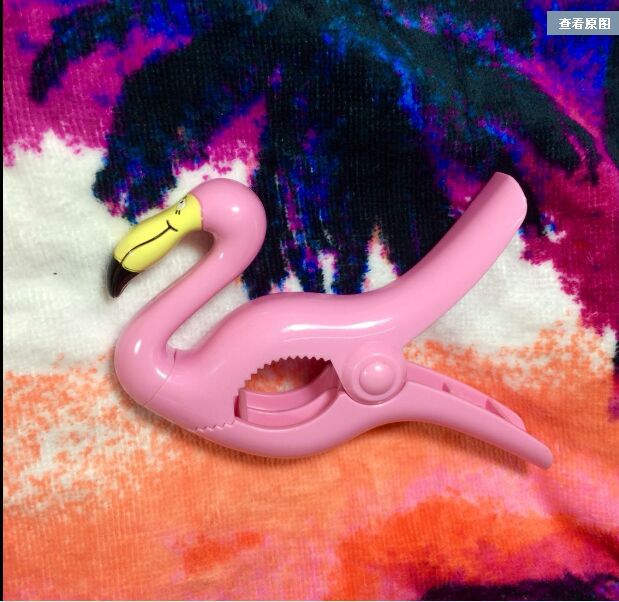 Flamingo Clip Summer Theme Beach Clip Flamingo plastic clip