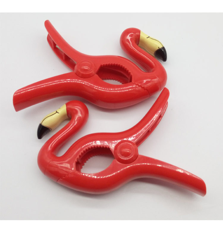 Flamingo Clip Summer Theme Beach Clip Flamingo plastic clip