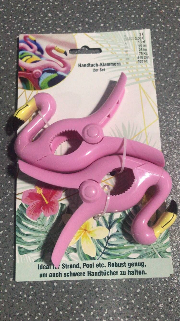 Flamingo Clip Summer Theme Beach Clip Flamingo plastic clip