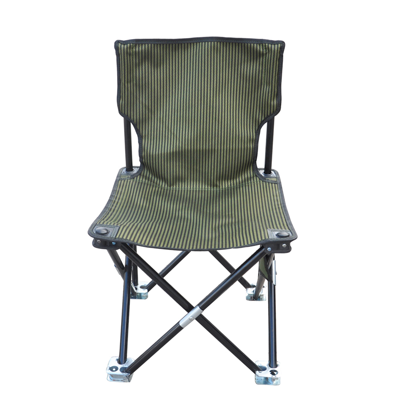 Manufacturers selling outdoor leisure stool fishing chair folding chair Oxford cloth iron feet