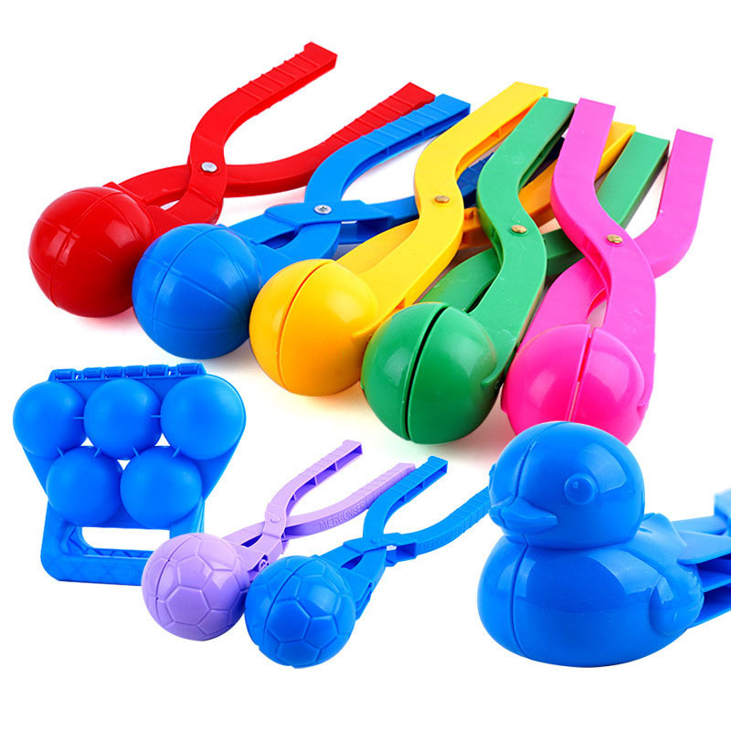 Snow Clip Children Boys Thickened Plastic Clip Snow Tools Winter Outdoors Snow Toy Snowball Clip