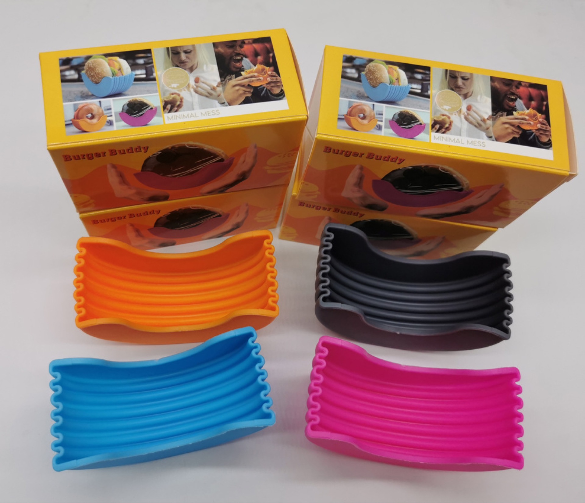 Hamburger Fixed Box Sandwich Storage Rack Silicone Anti-Drop Washable Retractable Plastic Clip Burger Bud Hamburger Fixed Box Sandwich Storage Rack Silicone Anti-Drop Washable Retractable Plastic Clip Burger Bud