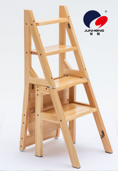 New Home Stair Chair Full Pine Ladder Chair Four-Layer Folding Step Stool Multifunctional Step Stool Ladder New Home Stair Chair Full Pine Ladder Chair Four-Layer Folding Step Stool Multifunctional Step Stool Ladder