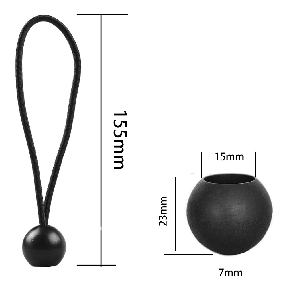 Outdoor Mountaineering Windproof Canopy Plastic Clip Tent Elastic Ball Hambroline Sunshade Tarpaulin Fixed Ball Ten Pack