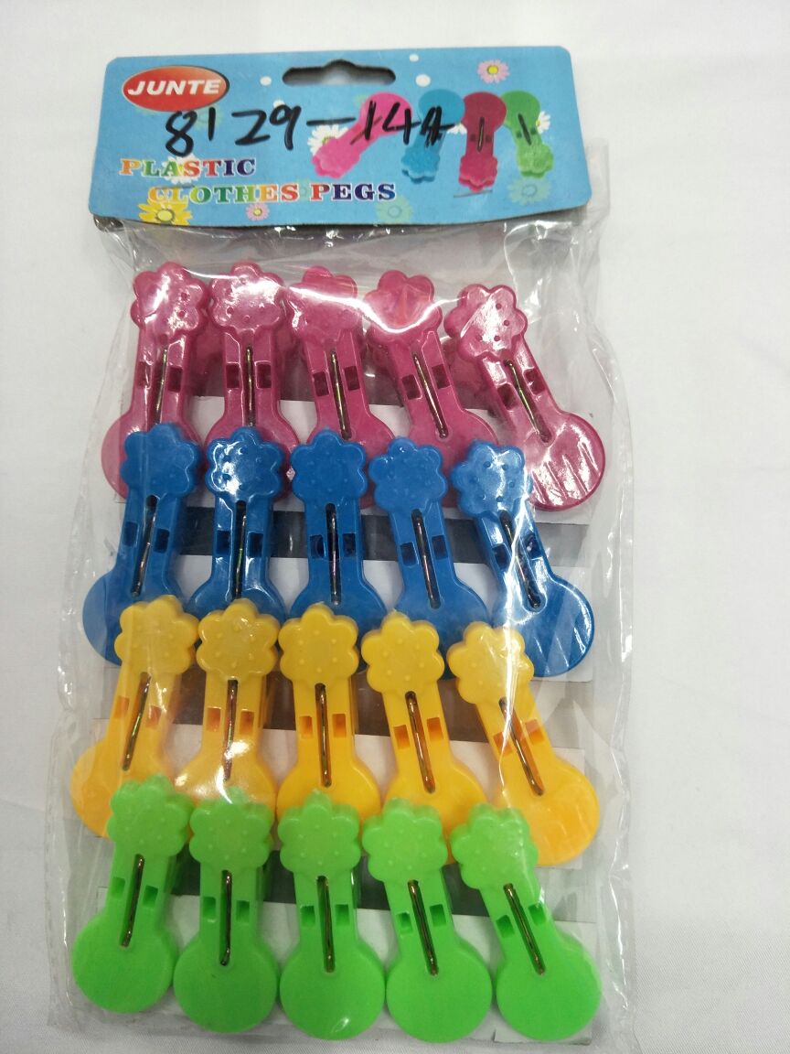 Clip clothes-drying clip two round plastic clip socks clip underwear clip color clip