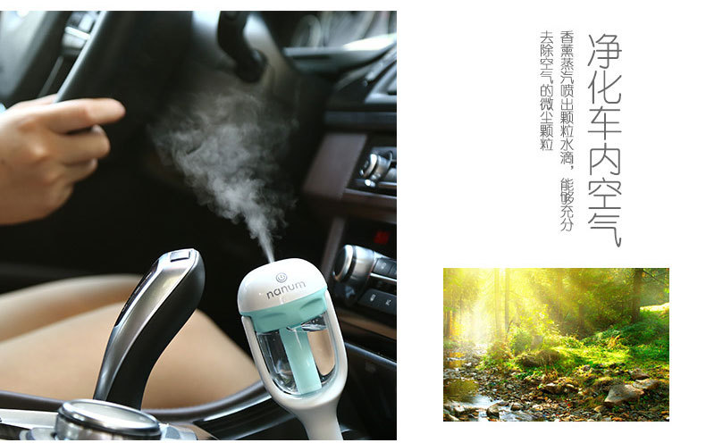 CAR Mini Aromatherapy Humidifier Air Humidifier Car Charger Direct Plug Car Humidifier Sprayer Sh-3008