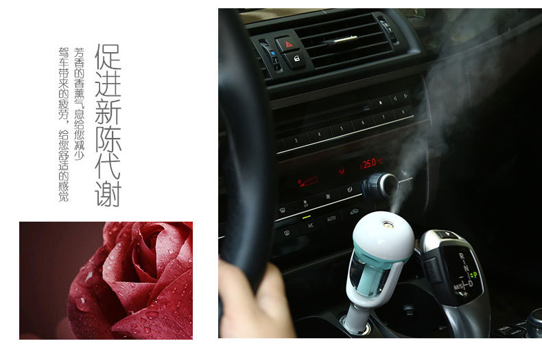 CAR Mini Aromatherapy Humidifier Air Humidifier Car Charger Direct Plug Car Humidifier Sprayer Sh-3008
